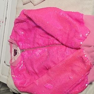 JoJo's closet sequin coat 7/8